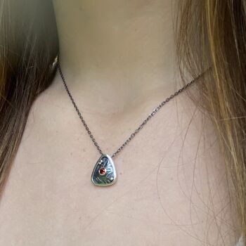 Triangle Celtic Sterling Silver Shield Necklace, 5 of 5