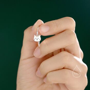 Super Cute Cat Drop Hook Earrings, 2 of 11
