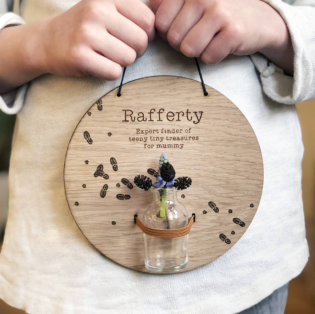 Personalised Tiny Treasures For Mummy Display Plaque, 1 of 4