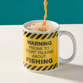 Personalised Warning Hobby Mug, 3 of 5