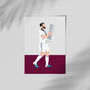 John Mc Ginn Europa League Final Aston Villa Print | Gift For Villa Fans, thumbnail 2 of 4