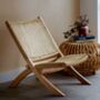 Laid Back Woven Chair, thumbnail 1 of 4