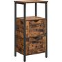 Freestanding Floor Storage Cabinet With Two Drawers, thumbnail 8 of 8