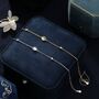 Delicate Moonstone And Cz Bracelet In Sterling Silver, thumbnail 7 of 11
