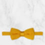 Wedding Handmade 100% Polyester Knitted Tie In Yellow, thumbnail 7 of 8