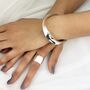 Sterling Silver Twisted Bangle Bracelet Cuff, thumbnail 2 of 4