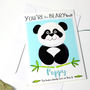 Personalised Panda Thank You Teacher Card, thumbnail 8 of 9