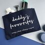 Favourite Things Father's Day Storage Bag Pouch, thumbnail 1 of 4