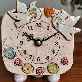 1st Wedding Anniversary Gift Mantel Clock, 4 of 8