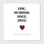 3rd Wedding Anniversary Card Epic Leather, thumbnail 1 of 4