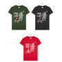Oh What Fun It Is To Ride Bicycle Christmas T Shirt, thumbnail 3 of 7