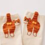 Novelty Fun Socks Size Five To Nine ~ Cats With Balls, thumbnail 2 of 11