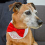Personalised Dog Bow Tie Wedding Bandana, thumbnail 9 of 12