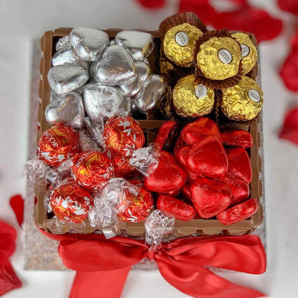 valentine chocolate box by sweet trees | notonthehighstreet.com