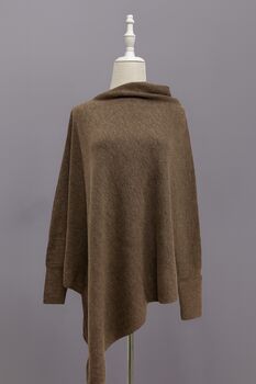 Luxuriously Soft Poncho With Sleeves, 2 of 6