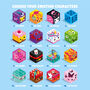 Block Happy Choose Your Emotions Childrens Print, thumbnail 6 of 6