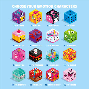 Block Happy Choose Your Emotions Childrens Print, 6 of 6