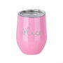 Personalised Summer Style Gloss Wine Tumbler, thumbnail 3 of 3
