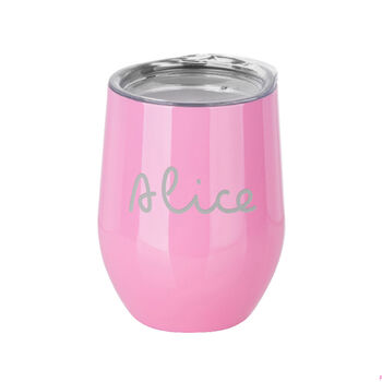 Personalised Summer Style Gloss Wine Tumbler, 3 of 3