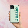 Bold Typography Name iPhone Case 12 13 14 15 Se, thumbnail 4 of 7