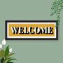 Welcome Framed Typography Print, thumbnail 9 of 10