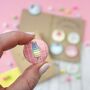 Summer Ice Lolly Badges, Pack Of Four, thumbnail 2 of 3