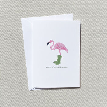 Safari Print Baby Muslin Gift Set With Card, 10 of 10