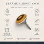 Minimalist Circle Ceramic Cabinet Knob, thumbnail 7 of 9