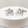 Cyclist Cufflinks, thumbnail 1 of 5