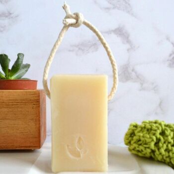 Lemongrass And Patchouli Soap On A Rope, 2 of 3