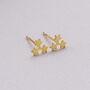 'Friends Are Stars' Sterling Silver Star Cluster Earrings, thumbnail 9 of 9