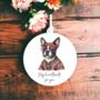 Personalised Boston Terrier Hippie Decoration, thumbnail 1 of 2