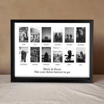 Personalised Large Anniversary Photo Frame, 3 of 4