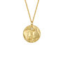 Zodiac Double Sided Gold Plated Crystal Necklace, thumbnail 7 of 12
