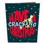 Have A Cracking Christmas! Funny And Cheeky Xmas Card With 3D Pop Ups, thumbnail 3 of 8