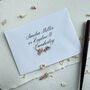 Handwritten Calligraphy Addressed Envelopes, thumbnail 1 of 3