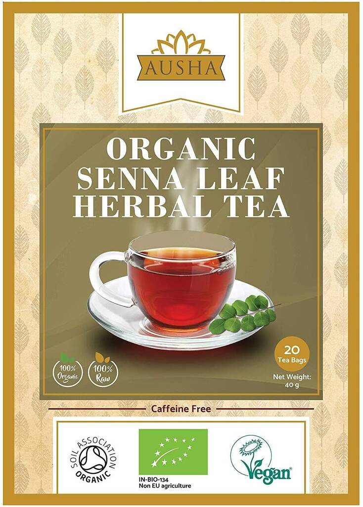Organic Senna Leaf Tea 40 Bags Constipation Relief, 1 of 10