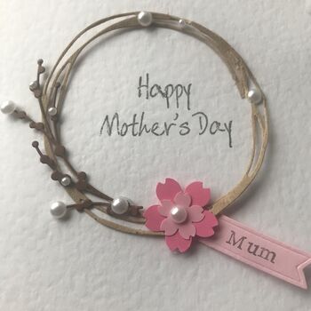 Personalised Mother's Day Circle Pearl Card, 2 of 6