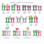 Personalised Anniversary Welly Boot Tea Towel, thumbnail 2 of 4