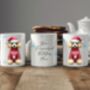 Personalised Poodle In Christmas Jumper Mug B, thumbnail 2 of 2