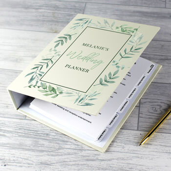 Personalised Botanical Wedding Planner, 4 of 12