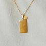 Horoscope Gold Vermeil And Constellation Necklace, thumbnail 3 of 4