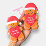 Personalised Christmas Gingerbread Person Iced Cookie Letterbox Friendly Gift, thumbnail 2 of 12