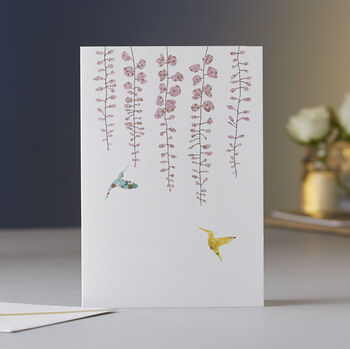 Birds And Flowers Luxury Boxed Card Set, 2 of 5
