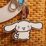 Hello Kitty Cinnamoroll Keyring With Charms, thumbnail 3 of 5