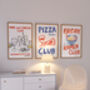 Club Food Art Print | Dining And Kitchen Decor, thumbnail 6 of 6