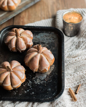 Pumpkin Bread Rolls Baking Kit, 3 of 6