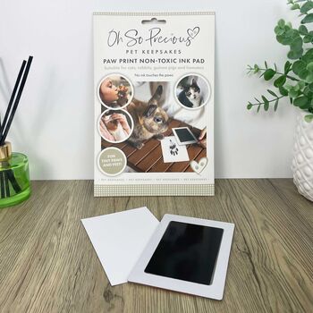 Paw Print Non Toxic Paw Print Ink Pad Kit For Small Mammals, 3 of 10
