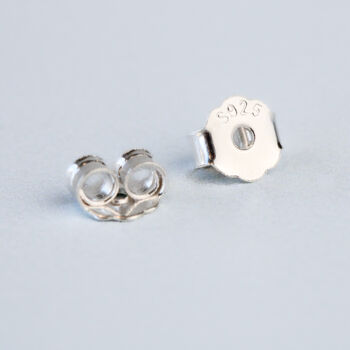 Sterling Silver Butterfly Backs For Earrings, 2 of 2