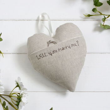 Personalised Hanging Heart With Pocket Gift, 4 of 8